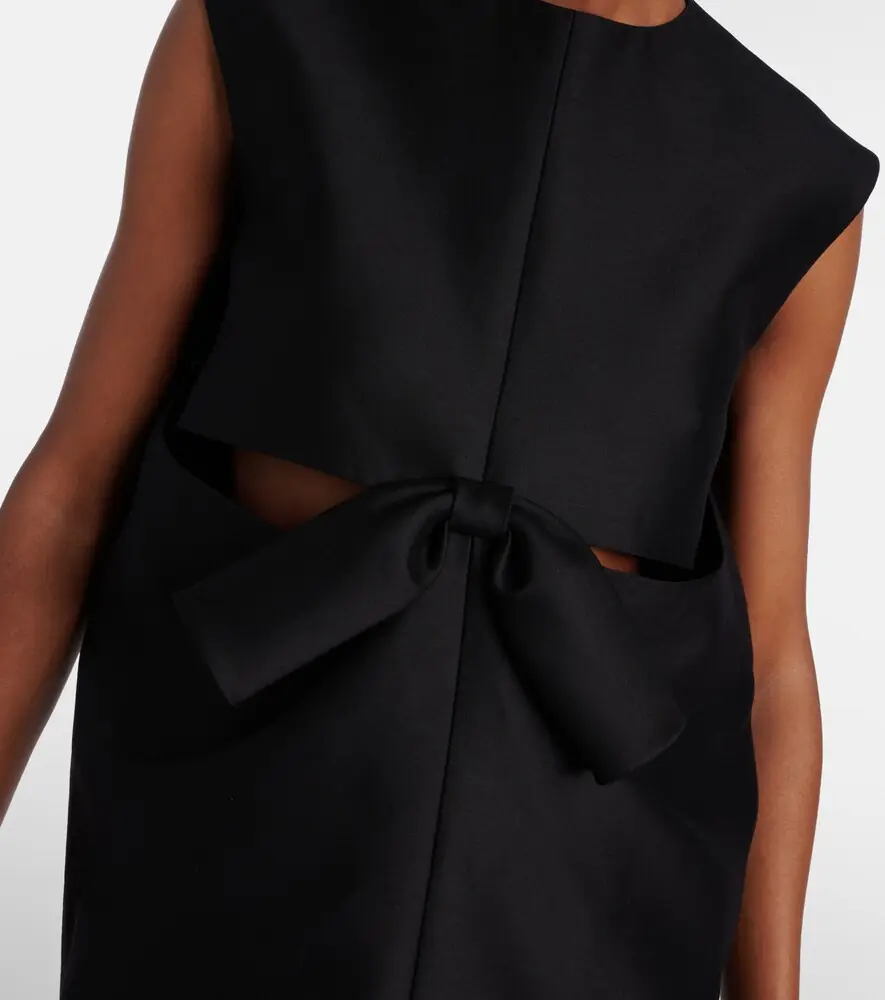 Balenciaga Cutout crêpe satin midi dress | Thumbnail 5