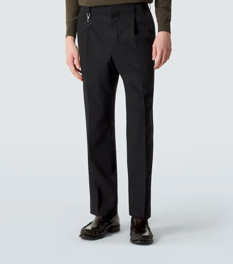 Prada Cotton straight pants | Thumbnail 4 Prada Cotton straight pants | Thumbnail 4