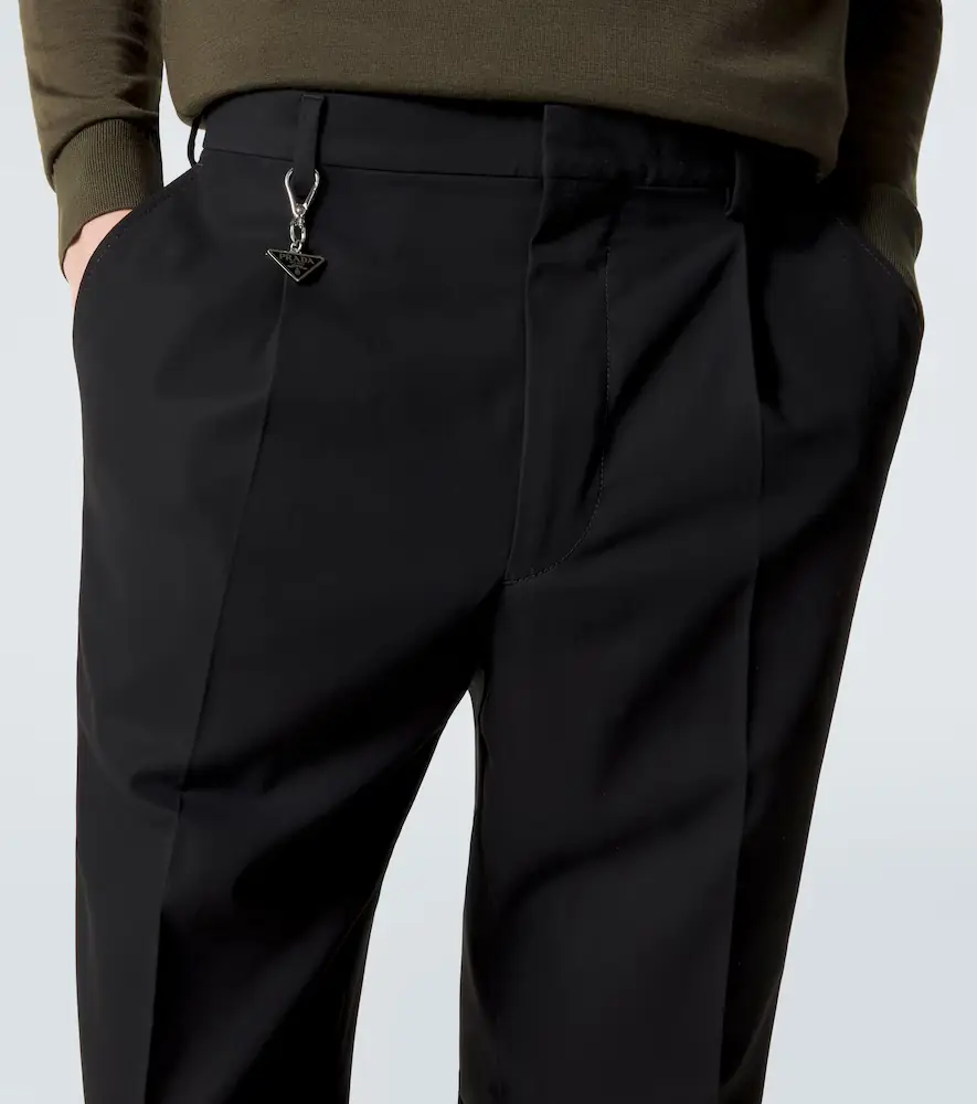Prada Cotton straight pants | Thumbnail 5 Prada Cotton straight pants | Thumbnail 5