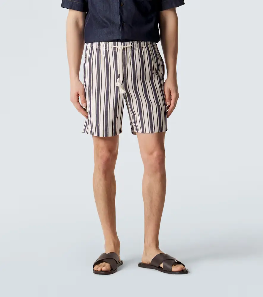 Orlebar Brown Alex striped cotton shorts | Thumbnail 5