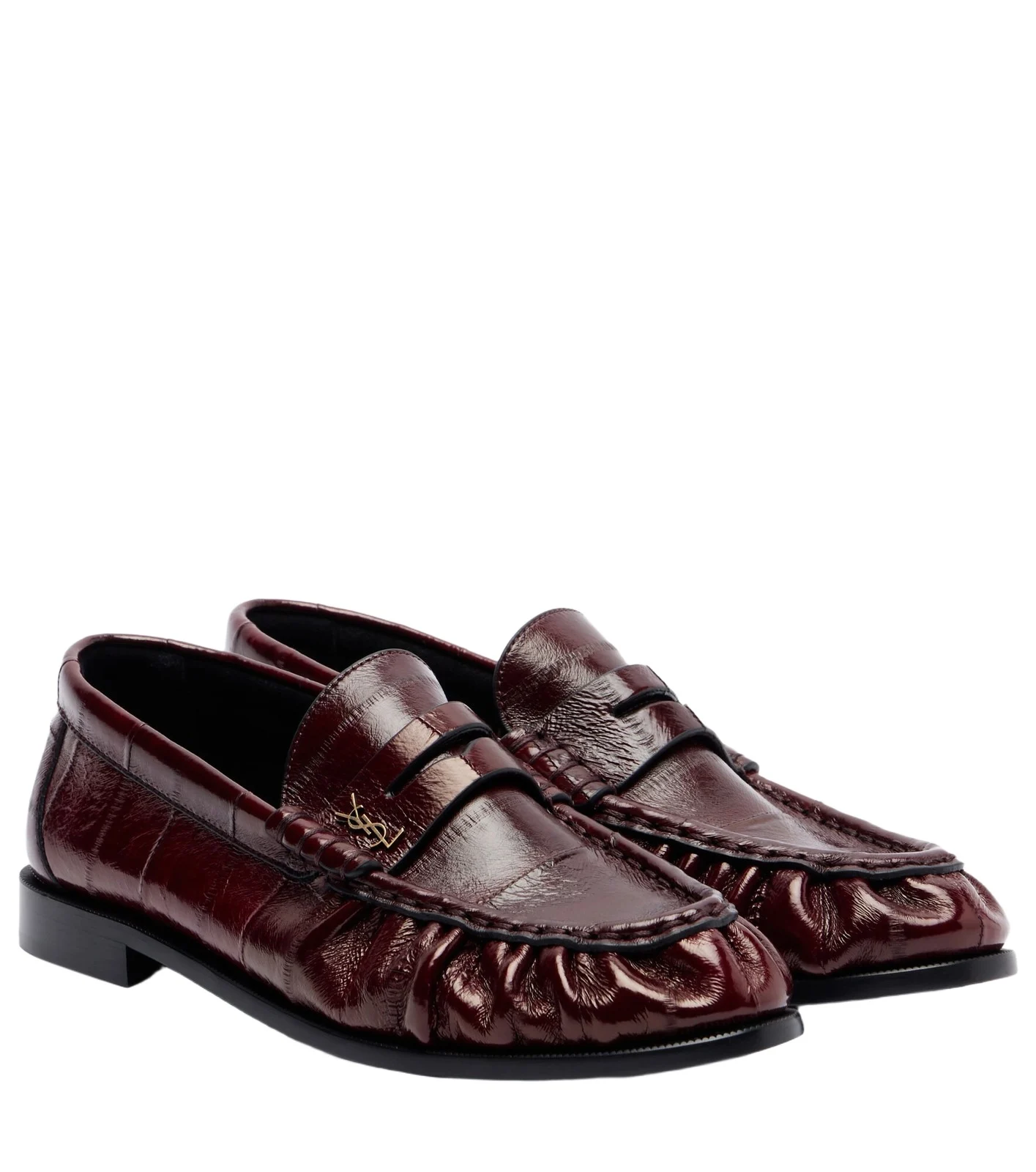 Le Loafer eel leather penny loafers Le Loafer eel leather penny loafers