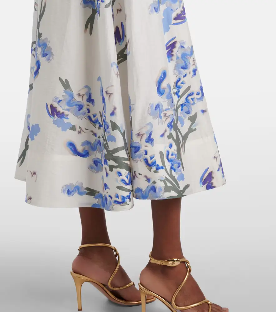 Rebecca Vallance Bluebell draped floral midi dress | Thumbnail 4 Rebecca Vallance Bluebell draped floral midi dress | Thumbnail 4