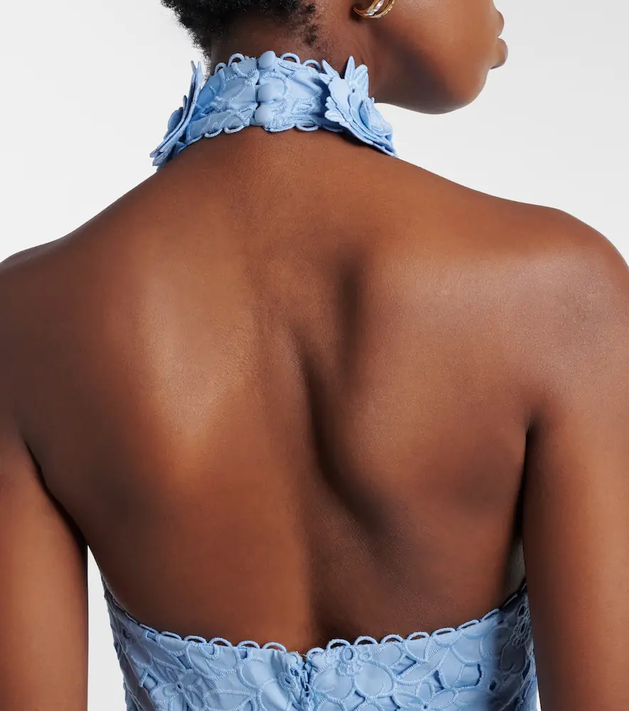 Rebecca Vallance Nuvola broderie anglaise cotton midi dress | Thumbnail 6