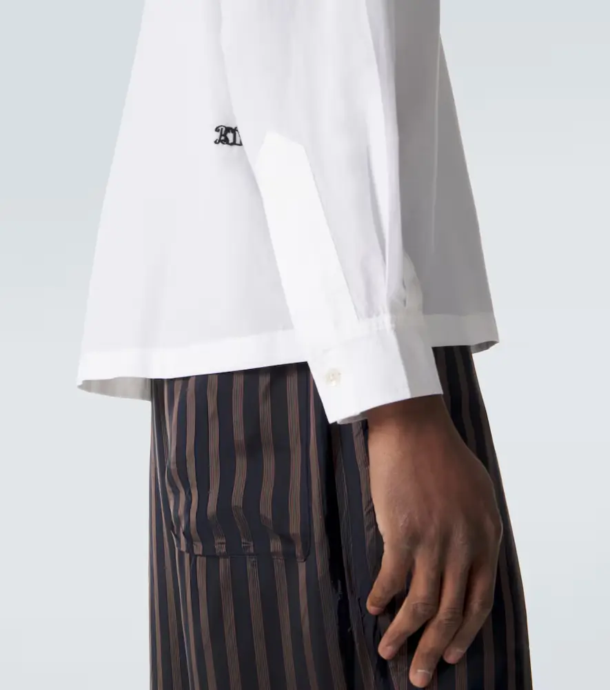 BODE Embroidered cotton and silk shirt | Thumbnail 5 BODE Embroidered cotton and silk shirt | Thumbnail 5