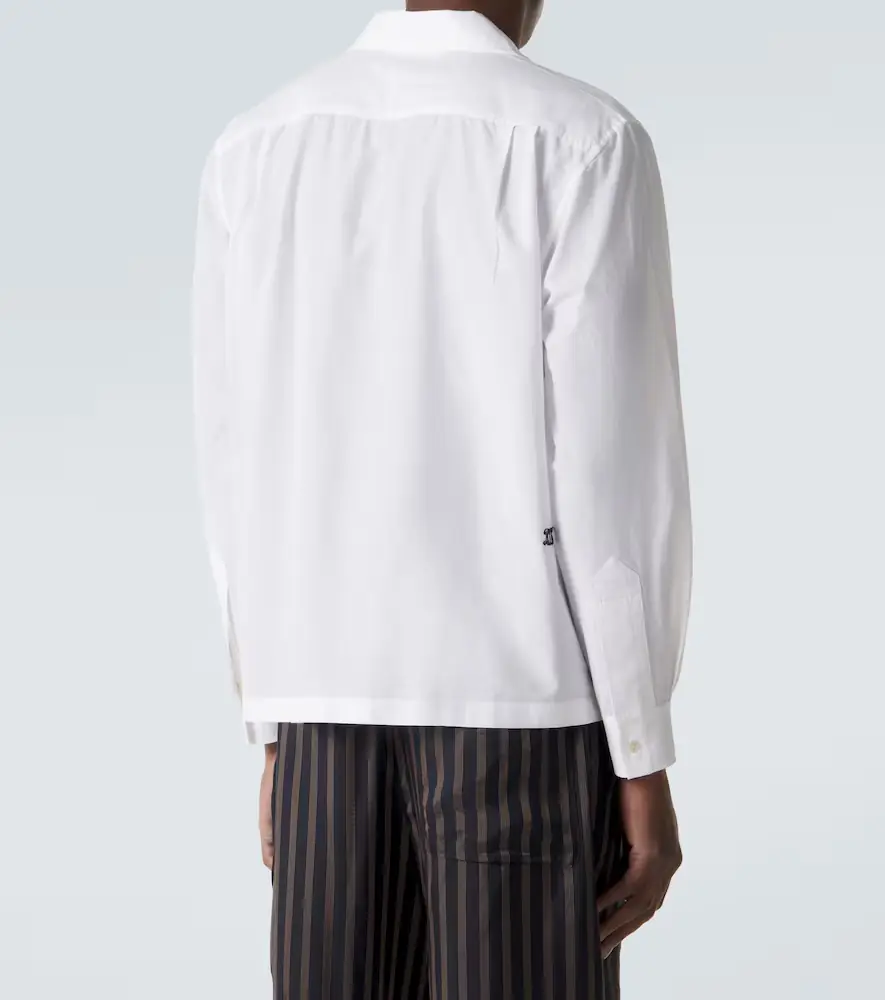 BODE Embroidered cotton and silk shirt | Thumbnail 6 BODE Embroidered cotton and silk shirt | Thumbnail 6