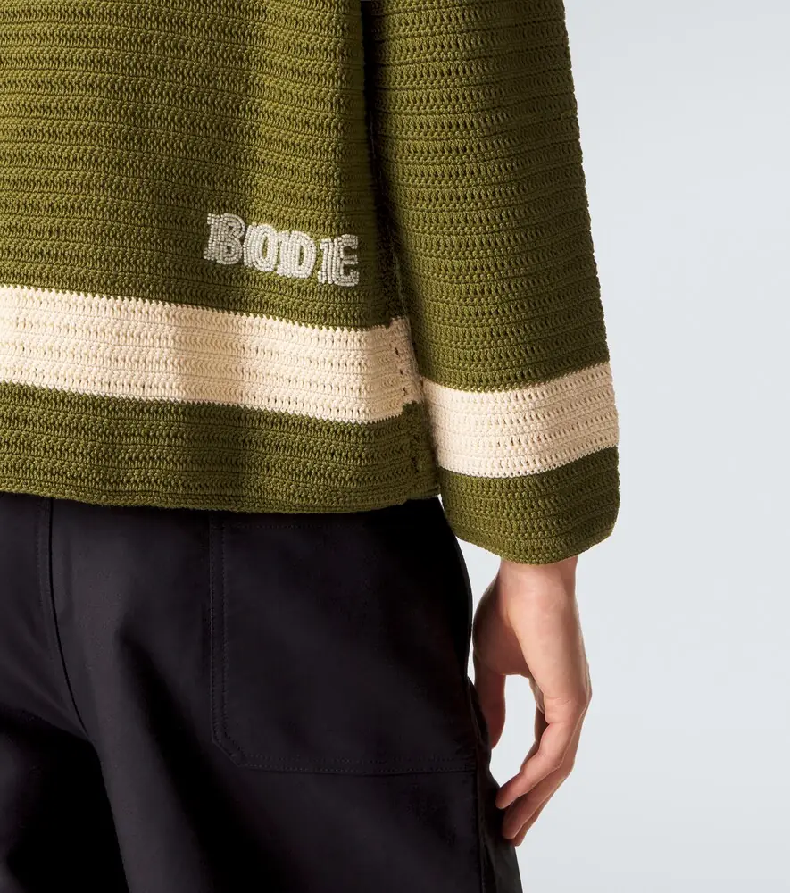 BODE Marsh crochet cotton shirt | Thumbnail 4