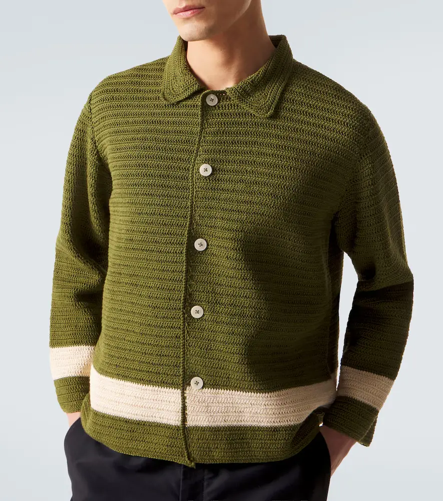 BODE Marsh crochet cotton shirt | Thumbnail 6