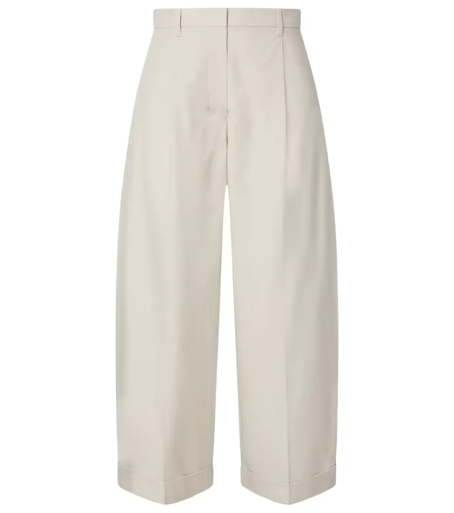 'S Max Mara Danza cotton wide-leg pants | Image 1 'S Max Mara Danza cotton wide-leg pants | Image 1