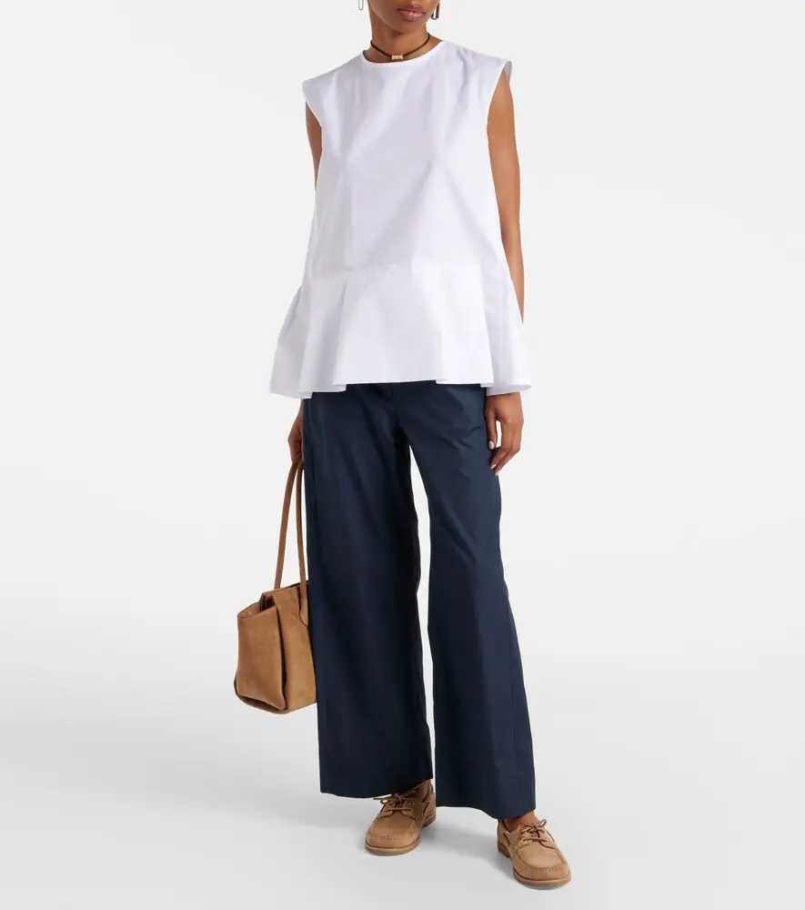 'S Max Mara Argento cotton wide-leg pants | Thumbnail 2