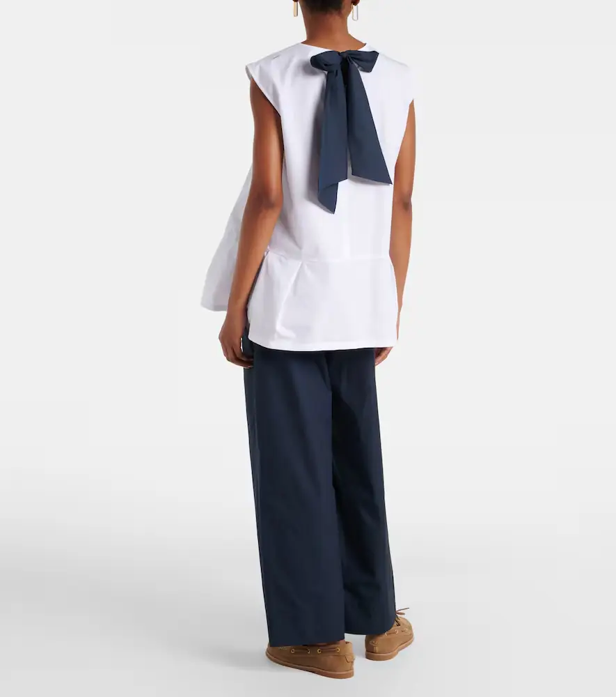 'S Max Mara Argento cotton wide-leg pants | Thumbnail 3