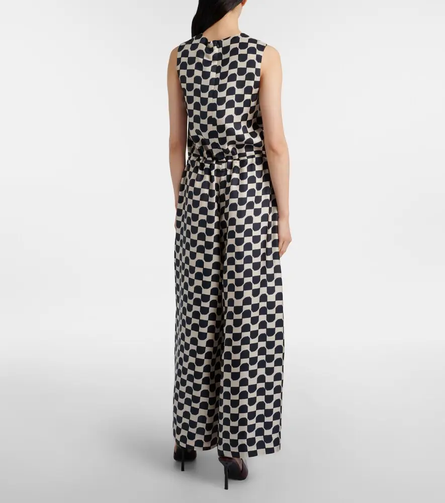 'S Max Mara Ronchi printed silk jumpsuit | Thumbnail 6