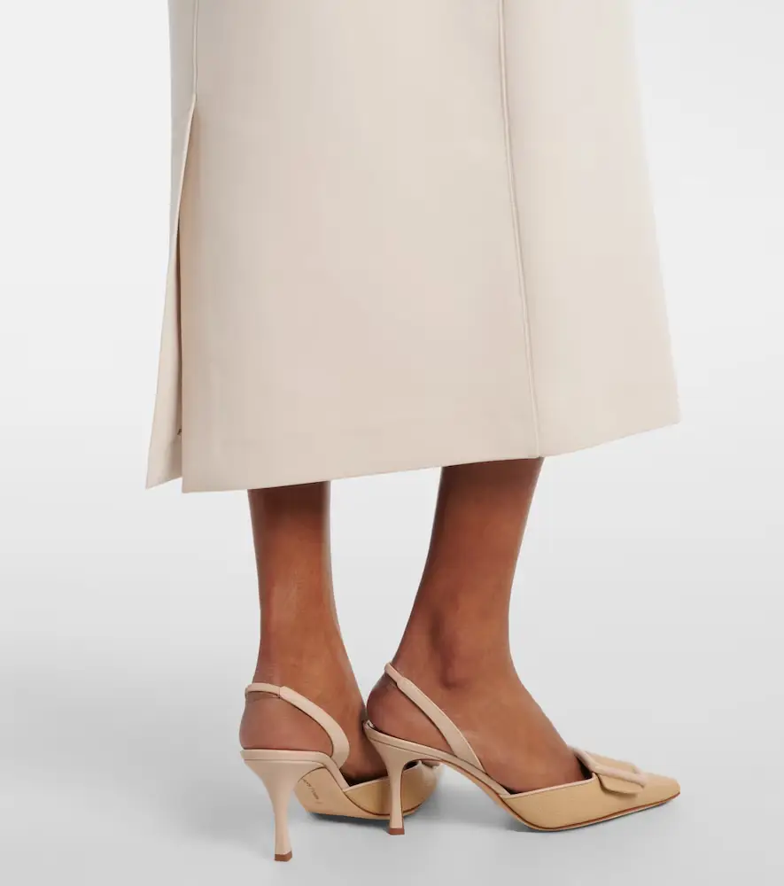 'S Max Mara 'S Max Mara Cadmio cotton-blend jersey pencil skirt | Thumbnail 5