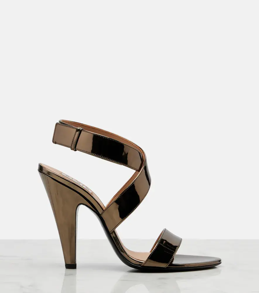Alaïa Alaïa Cone mirrored leather sandals | Thumbnail 6 Alaïa Alaïa Cone mirrored leather sandals | Thumbnail 6