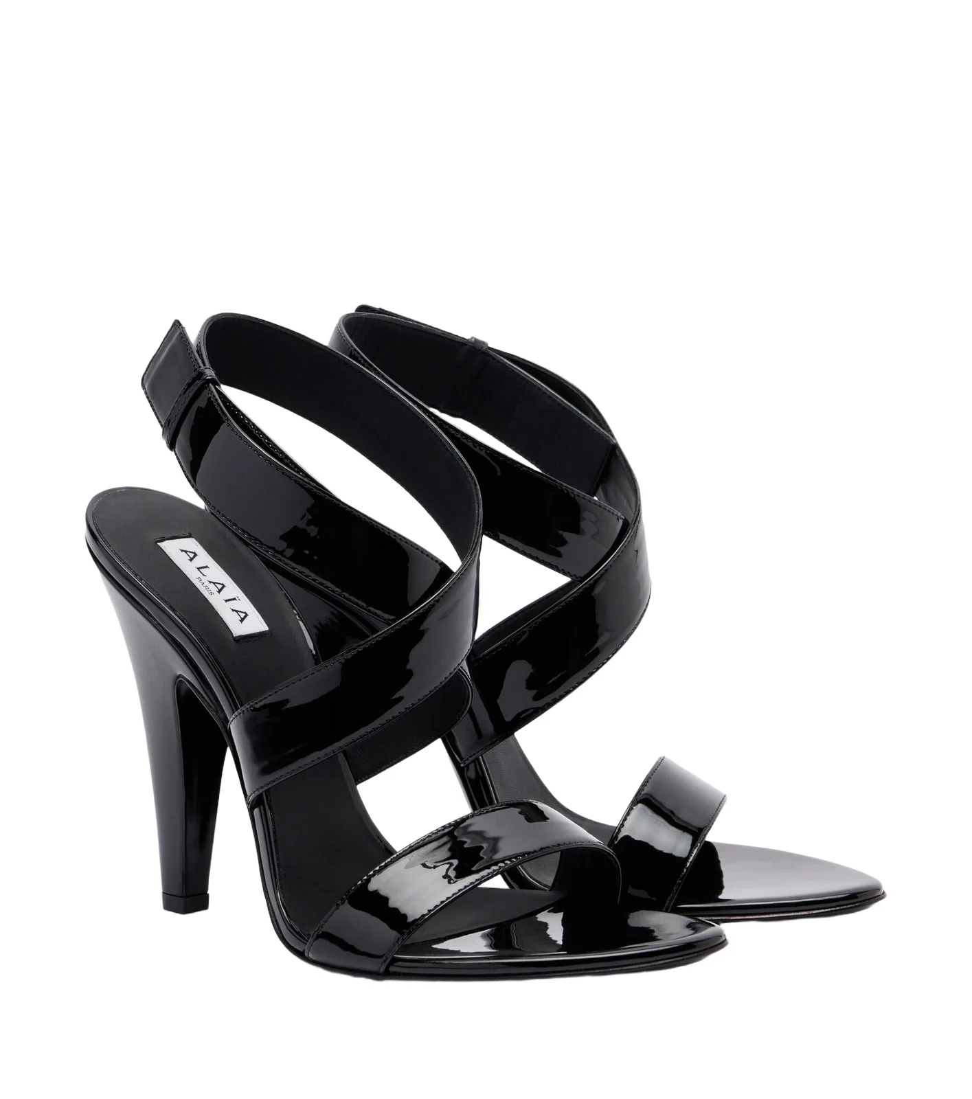 ALAÏA Cone patent leather sandals ALAÏA Cone patent leather sandals