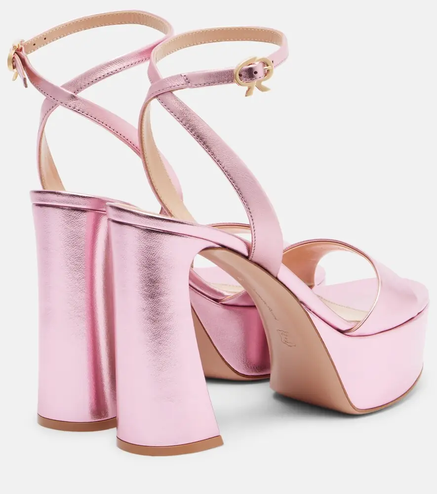 Gianvito Rossi Nancy 110 leather platform sandals | Thumbnail 2
