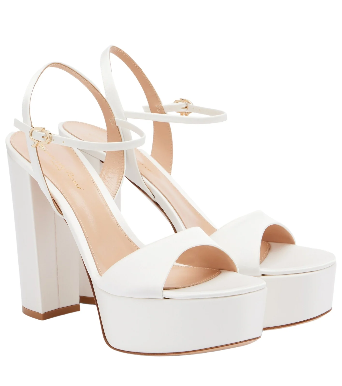 Marlena satin platform sandals