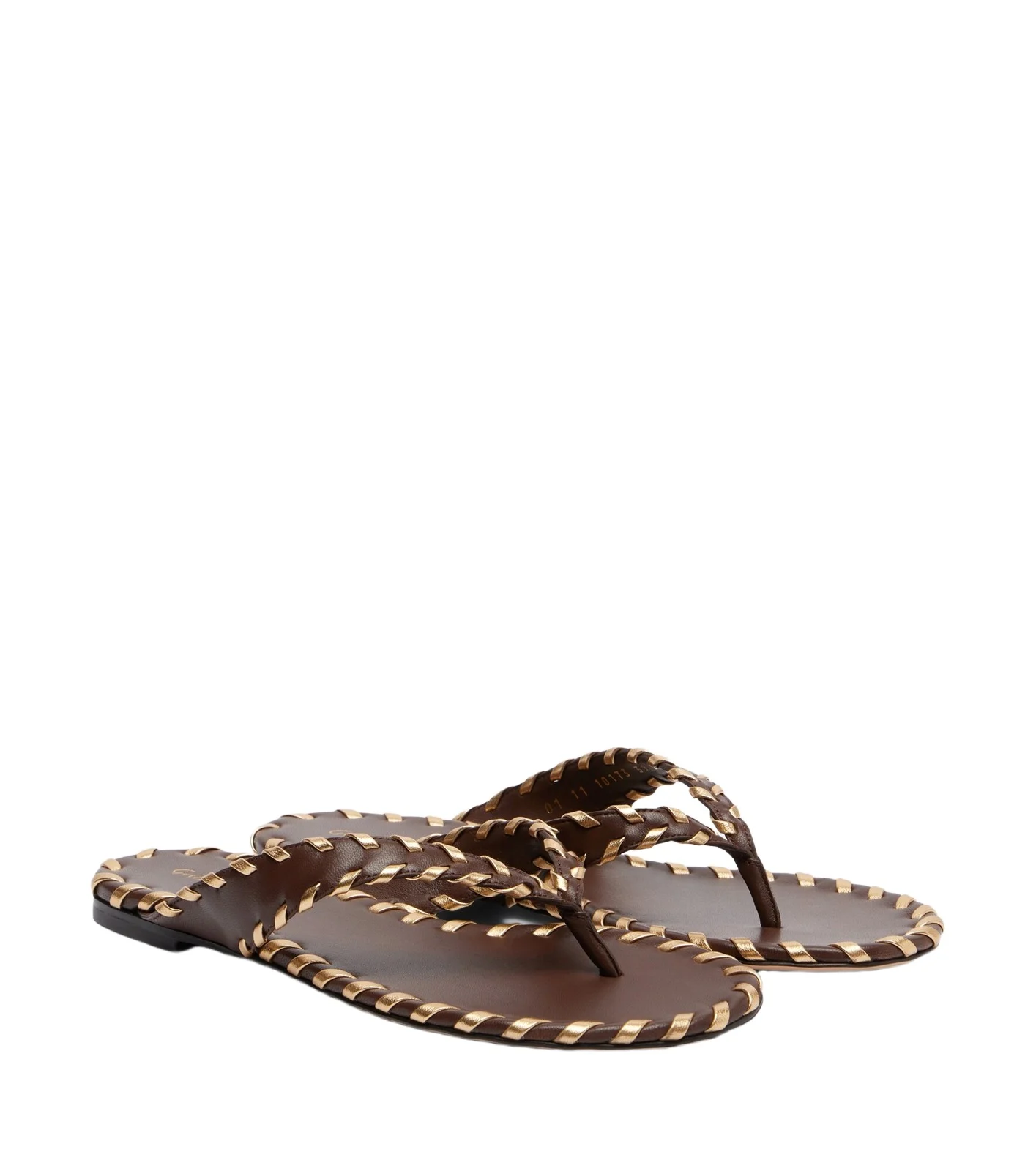 Zaira leather thong sandals