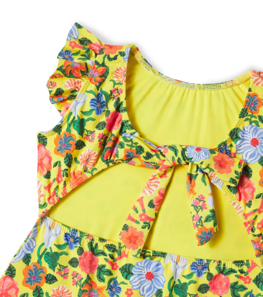 Fabula Fábula Bow-detail floral ruffled swimsuit | Thumbnail 2