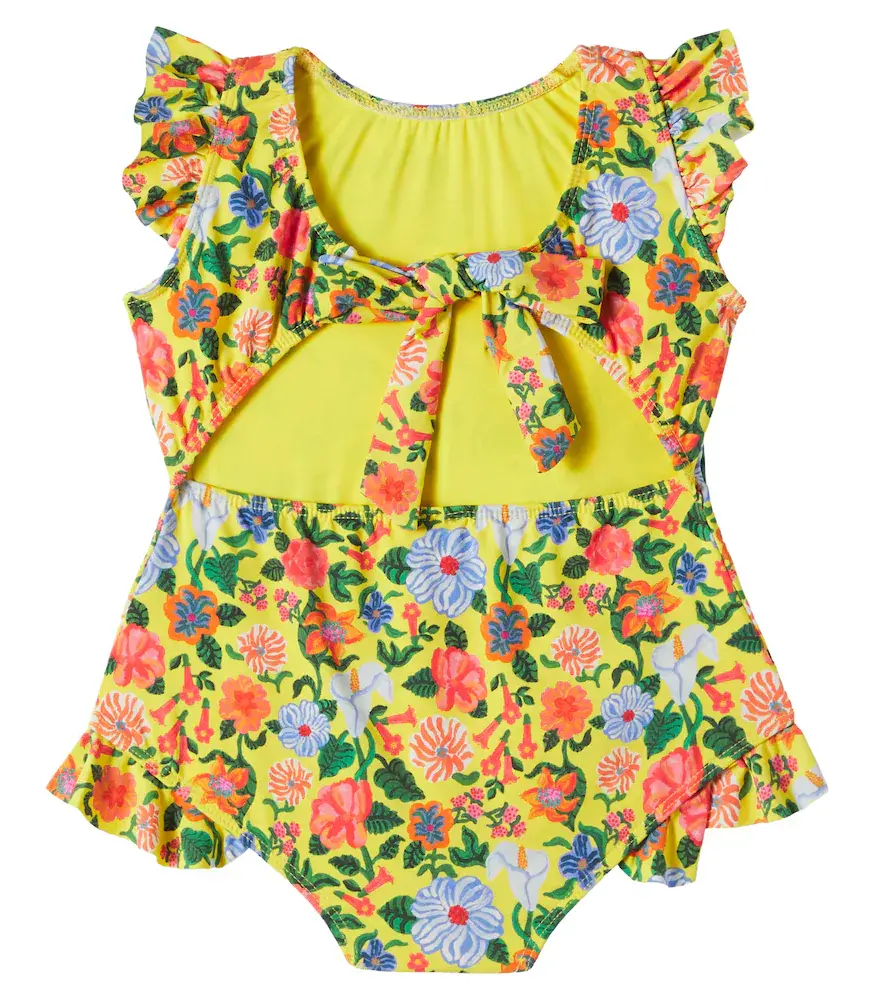 Fabula Fábula Bow-detail floral ruffled swimsuit | Thumbnail 3
