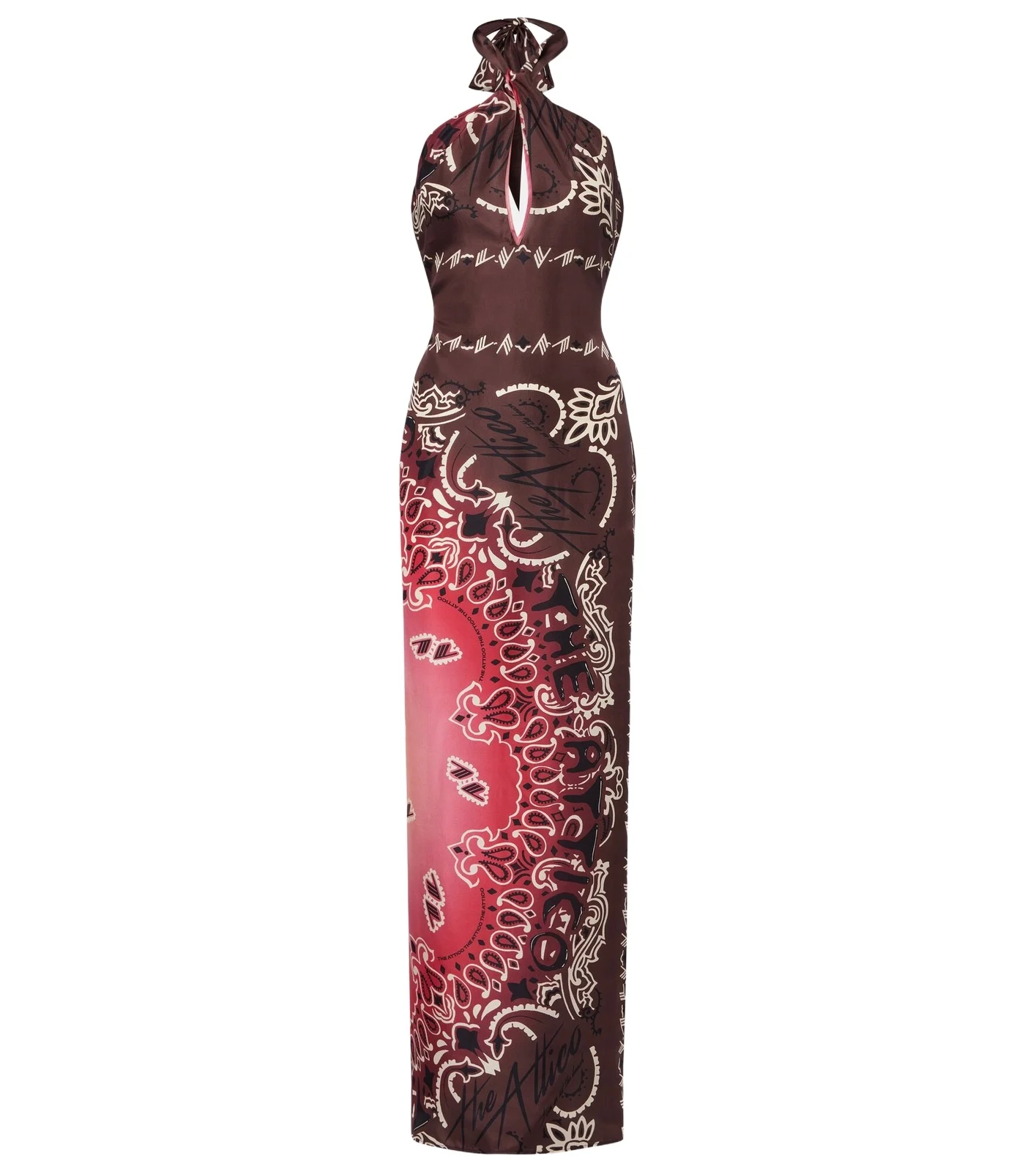 Printed silk maxi dress Printed silk maxi dress