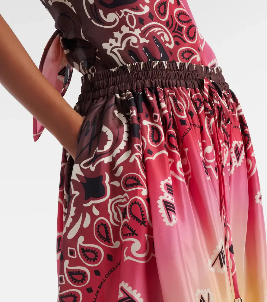 The Attico Printed silk balloon pants | Thumbnail 5 The Attico Printed silk balloon pants | Thumbnail 5