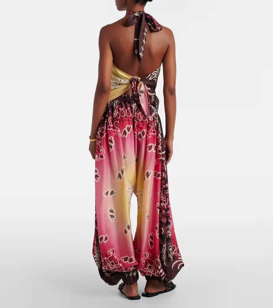 The Attico Printed silk balloon pants | Thumbnail 6 The Attico Printed silk balloon pants | Thumbnail 6