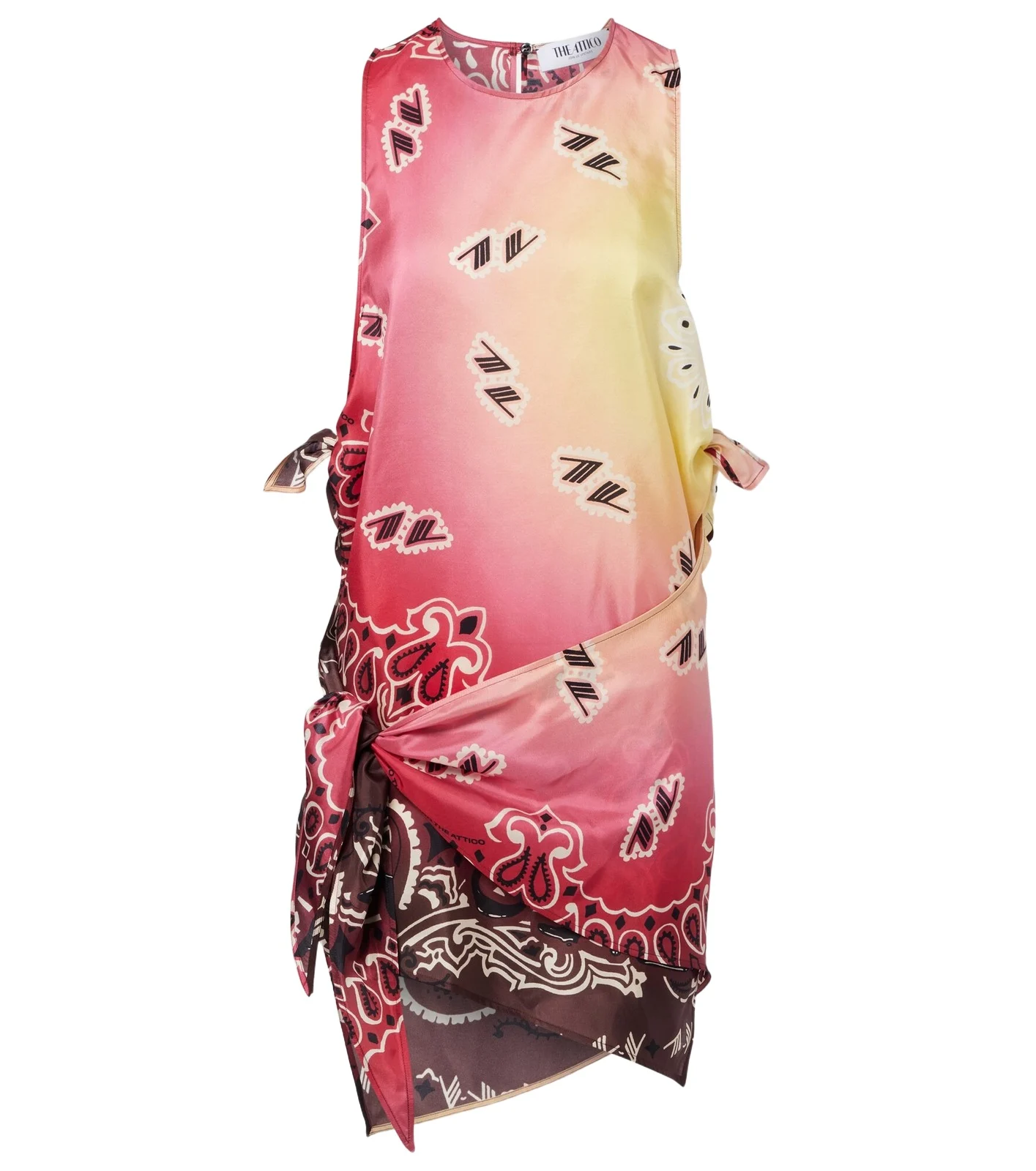 Printed silk minidress Printed silk minidress