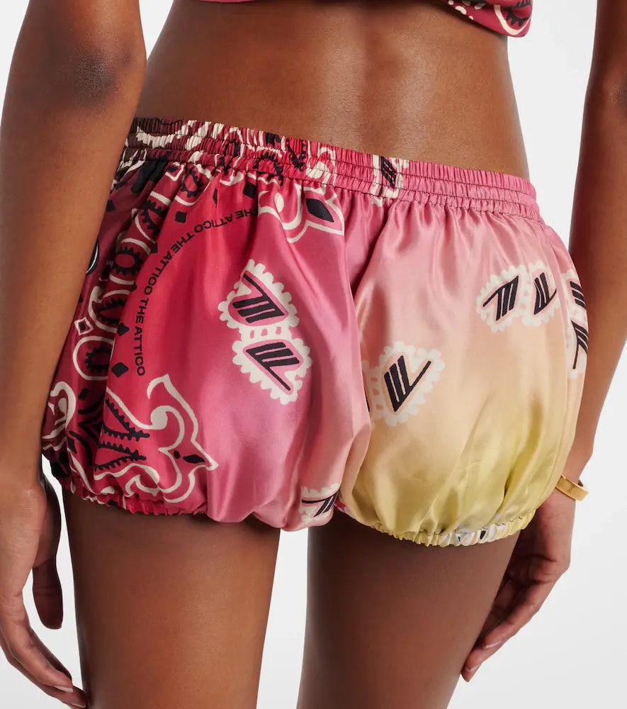 The Attico Printed silk shorts | Thumbnail 5 The Attico Printed silk shorts | Thumbnail 5
