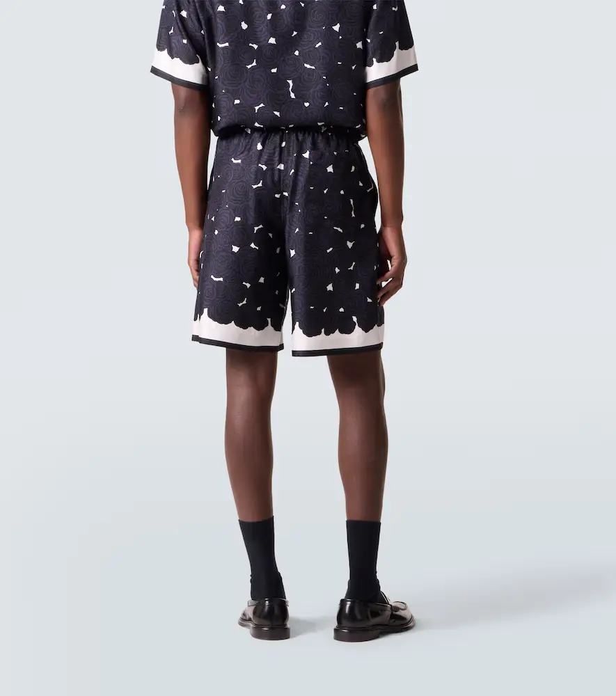 Givenchy Floral silk twill shorts | Thumbnail 5 Givenchy Floral silk twill shorts | Thumbnail 5