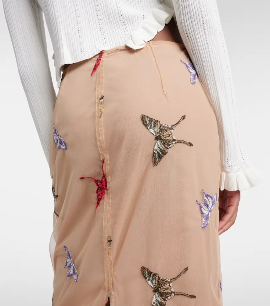 BLUMARINE Appliqué midi skirt | Thumbnail 2