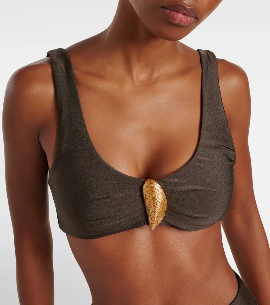 Simkhai Veyra appliqué bikini top | Thumbnail 3