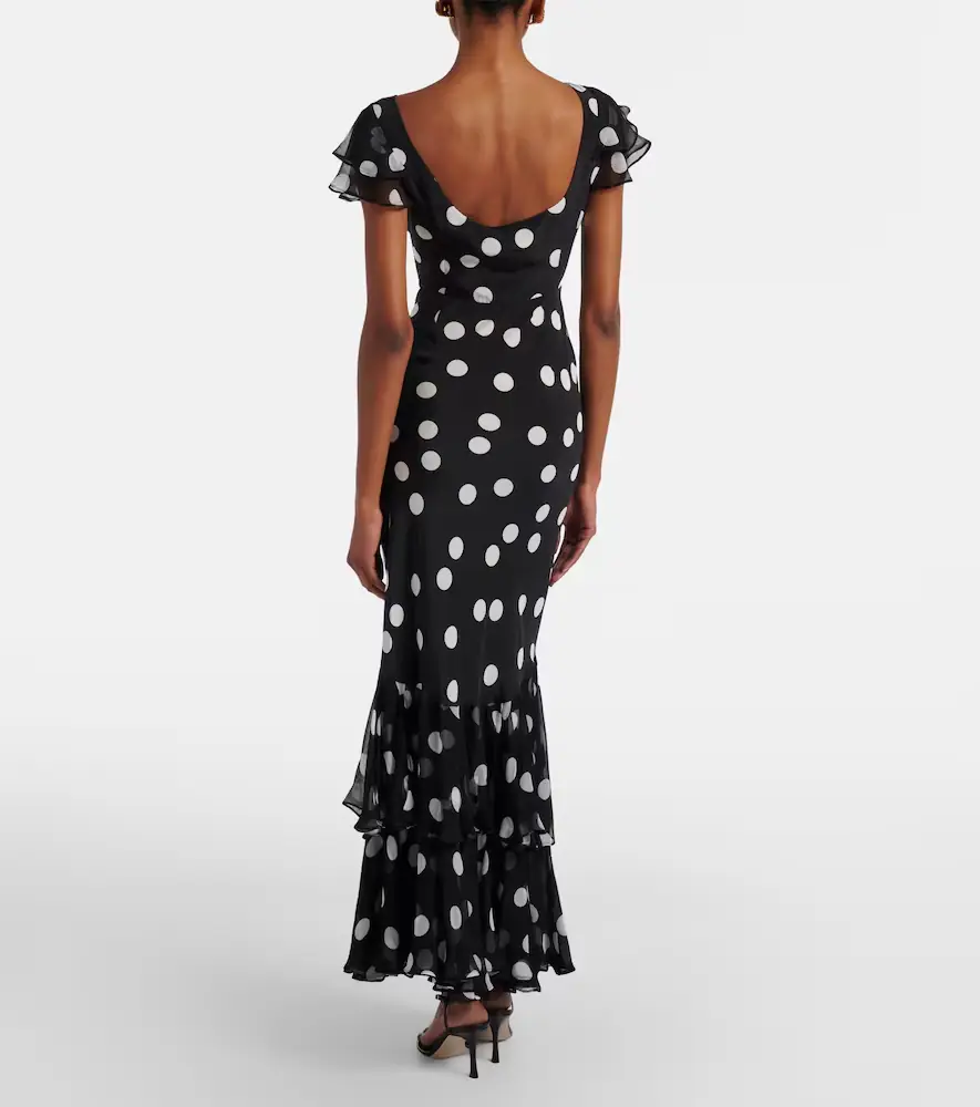 Rixo Ordinia polka-dot silk cocktail dress | Thumbnail 2 Rixo Ordinia polka-dot silk cocktail dress | Thumbnail 2