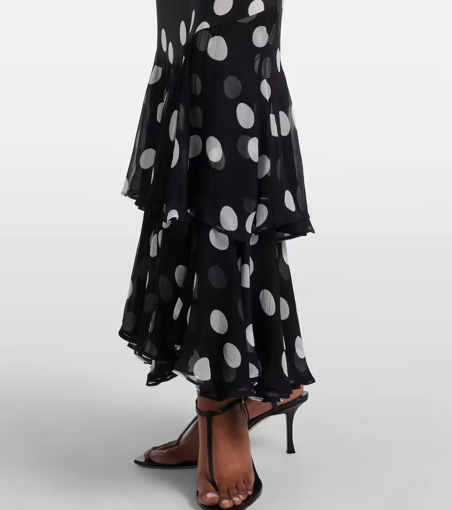 Rixo Ordinia polka-dot silk cocktail dress | Thumbnail 5 Rixo Ordinia polka-dot silk cocktail dress | Thumbnail 5