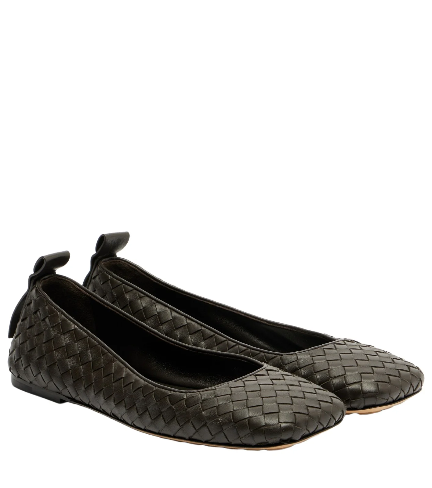 Charlotte Intrecciato leather ballet flats Charlotte Intrecciato leather ballet flats