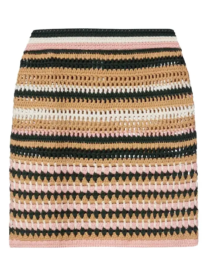Crochet cotton miniskirt Crochet cotton miniskirt