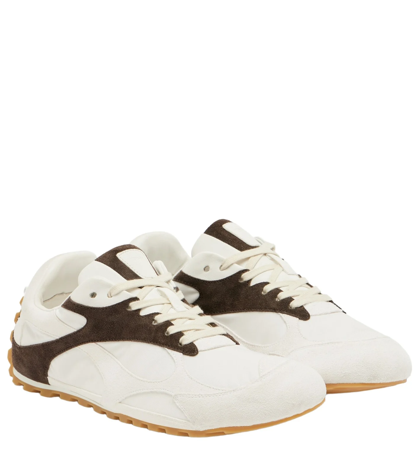 Orbit Flash suede-trimmed sneakers