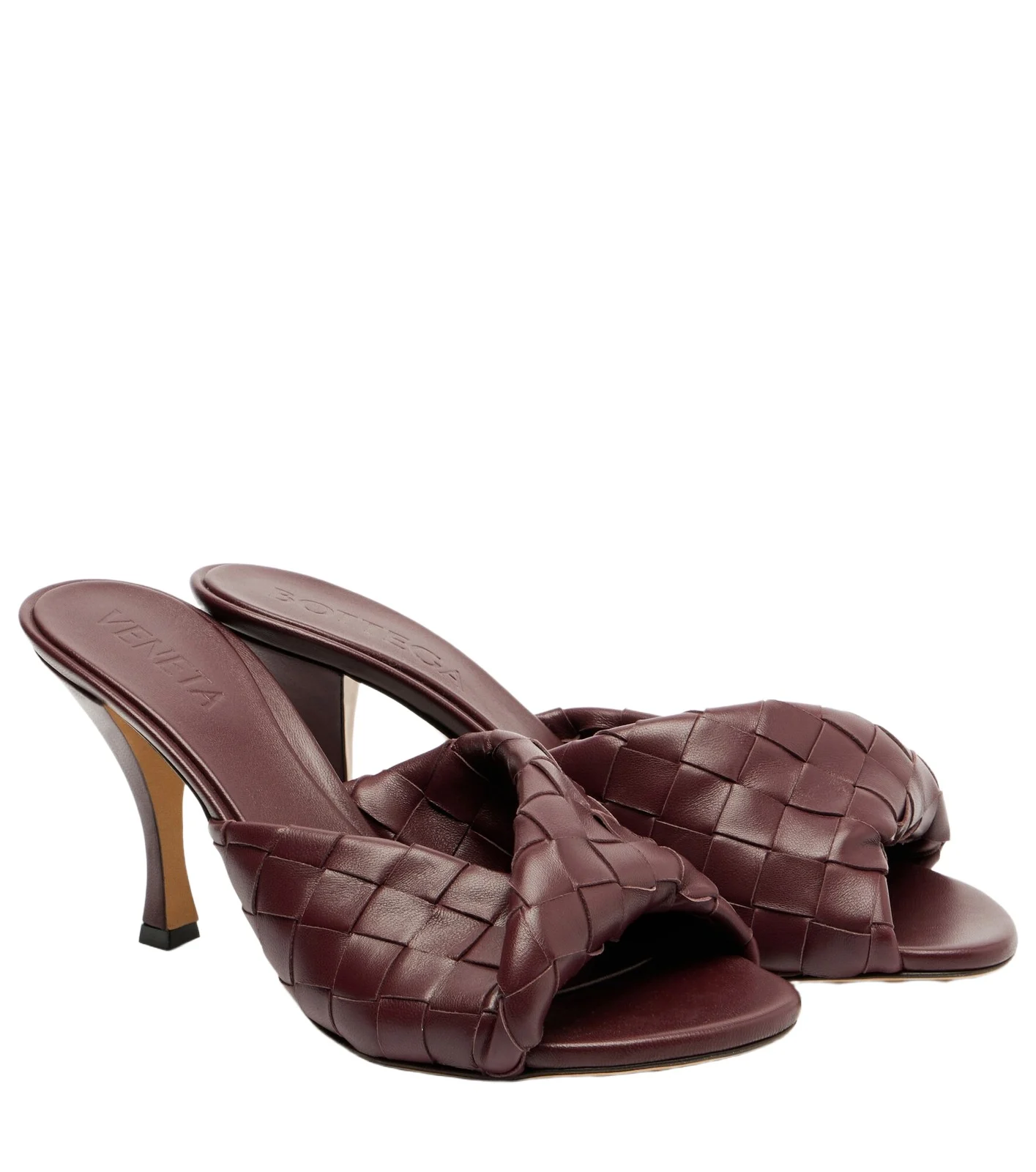 Blink 80 Intrecciato leather mules Blink 80 Intrecciato leather mules