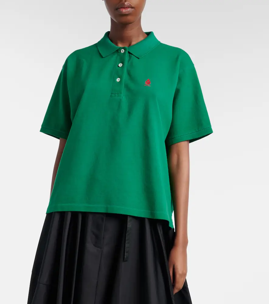 Prada Cotton piqué polo shirt | Thumbnail 3