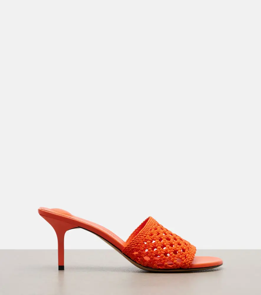 Jacquemus Cubisto woven raffia-effect mules | Thumbnail 4