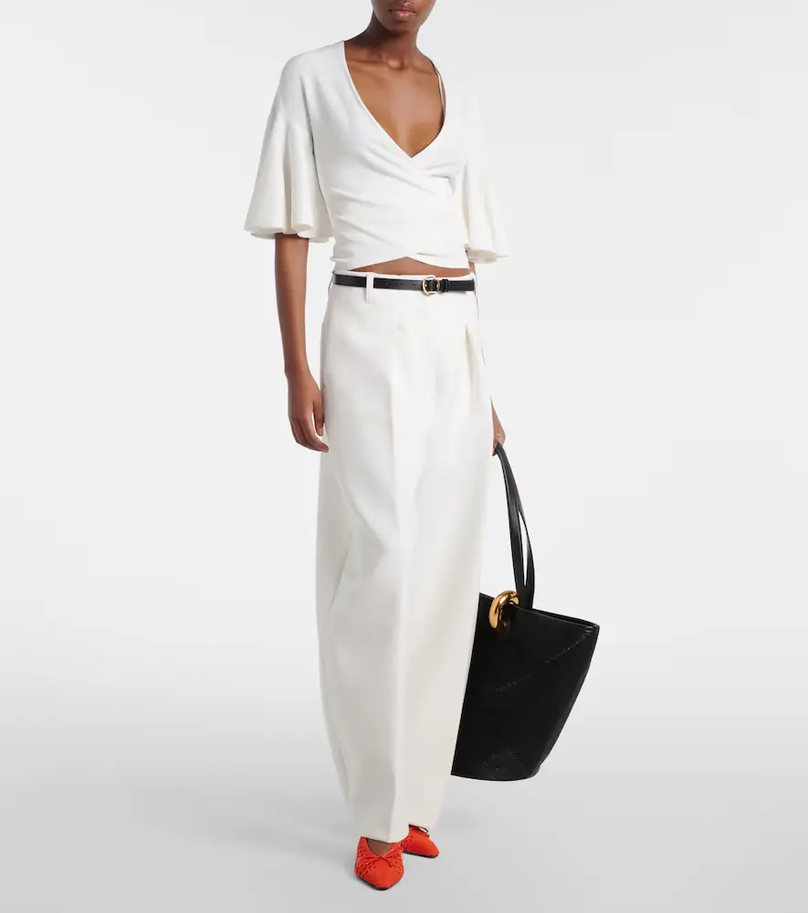 Jacquemus Cubisto raffia-effect slingback pumps | Thumbnail 5 Jacquemus Cubisto raffia-effect slingback pumps | Thumbnail 5