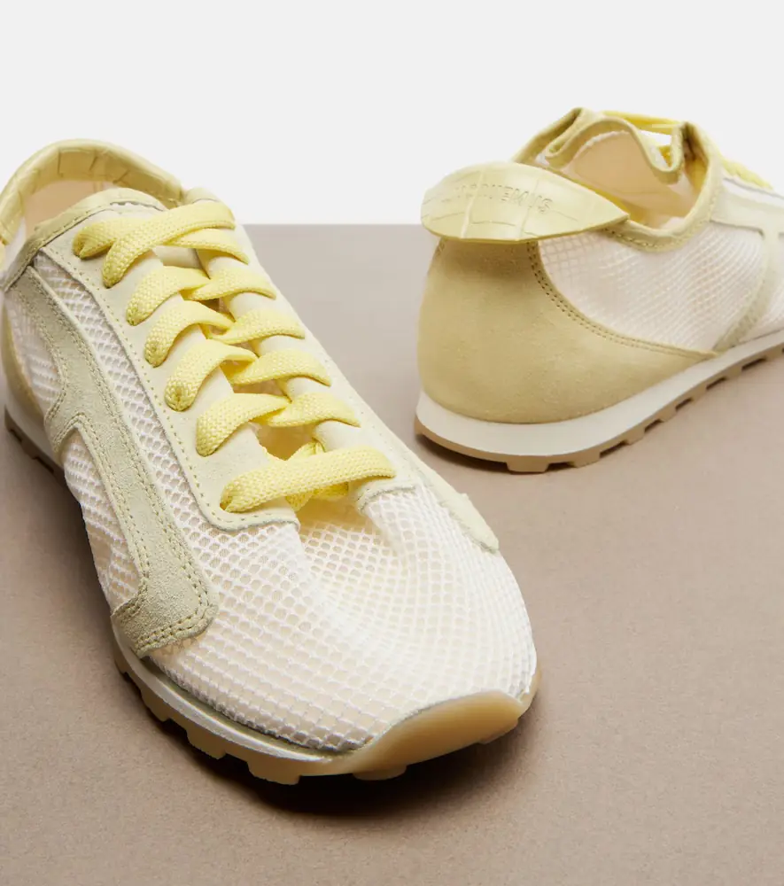 Jacquemus Tennis leather-trimmed sneakers | Thumbnail 2