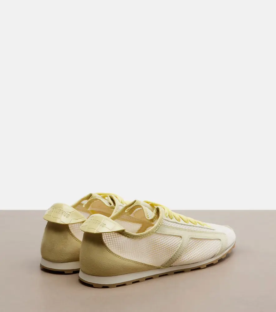 Jacquemus Tennis leather-trimmed sneakers | Thumbnail 3