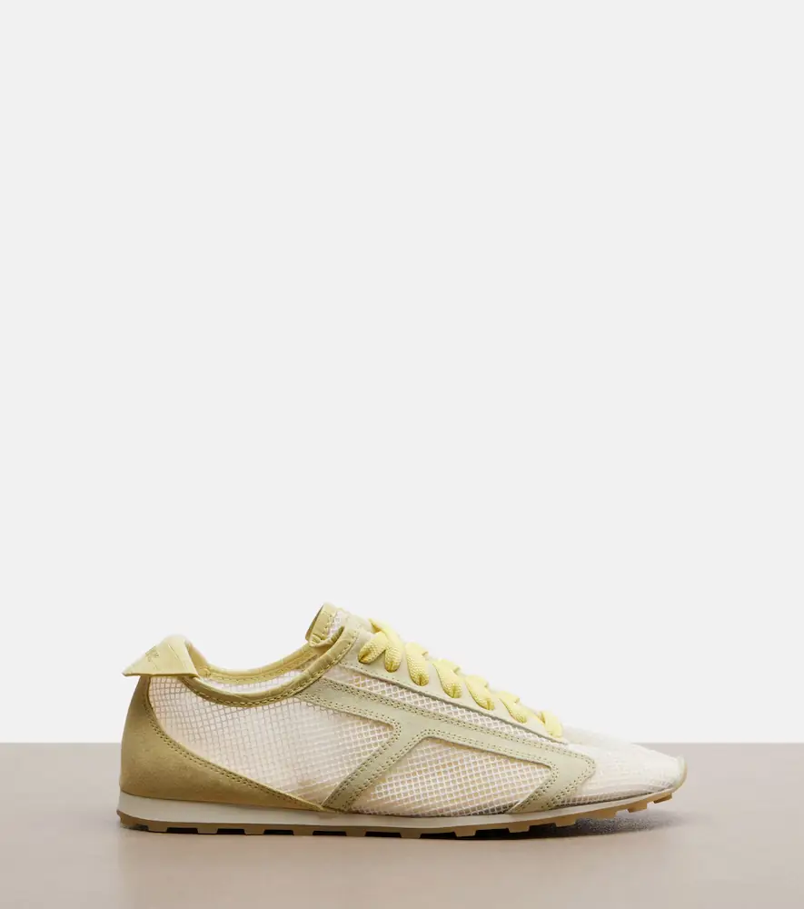 Jacquemus Tennis leather-trimmed sneakers | Thumbnail 4
