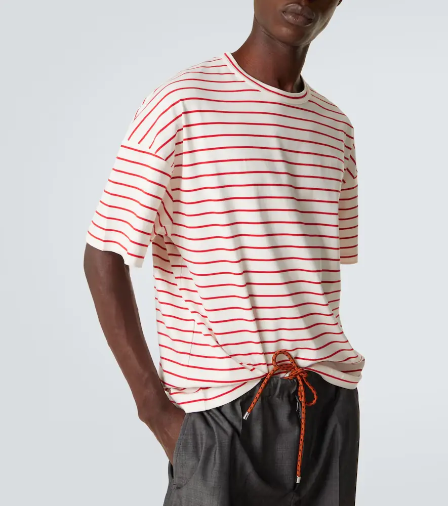 Plan C Striped cotton T-shirt | Thumbnail 4 Plan C Striped cotton T-shirt | Thumbnail 4