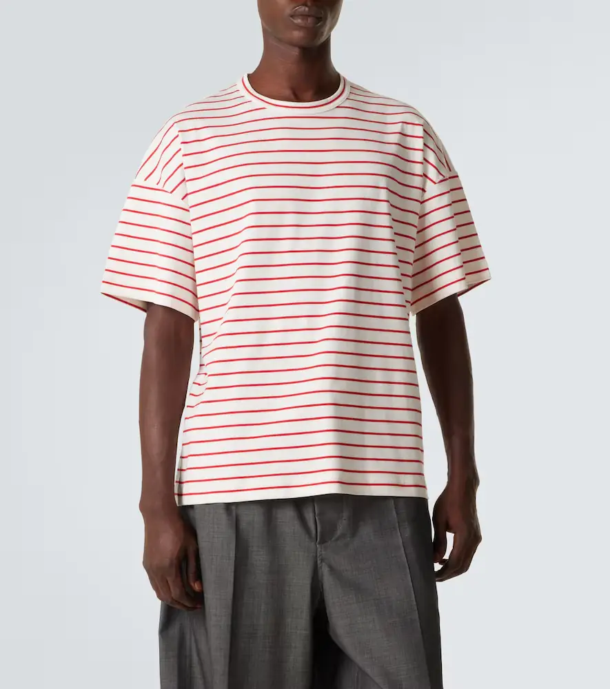 Plan C Striped cotton T-shirt | Thumbnail 6 Plan C Striped cotton T-shirt | Thumbnail 6