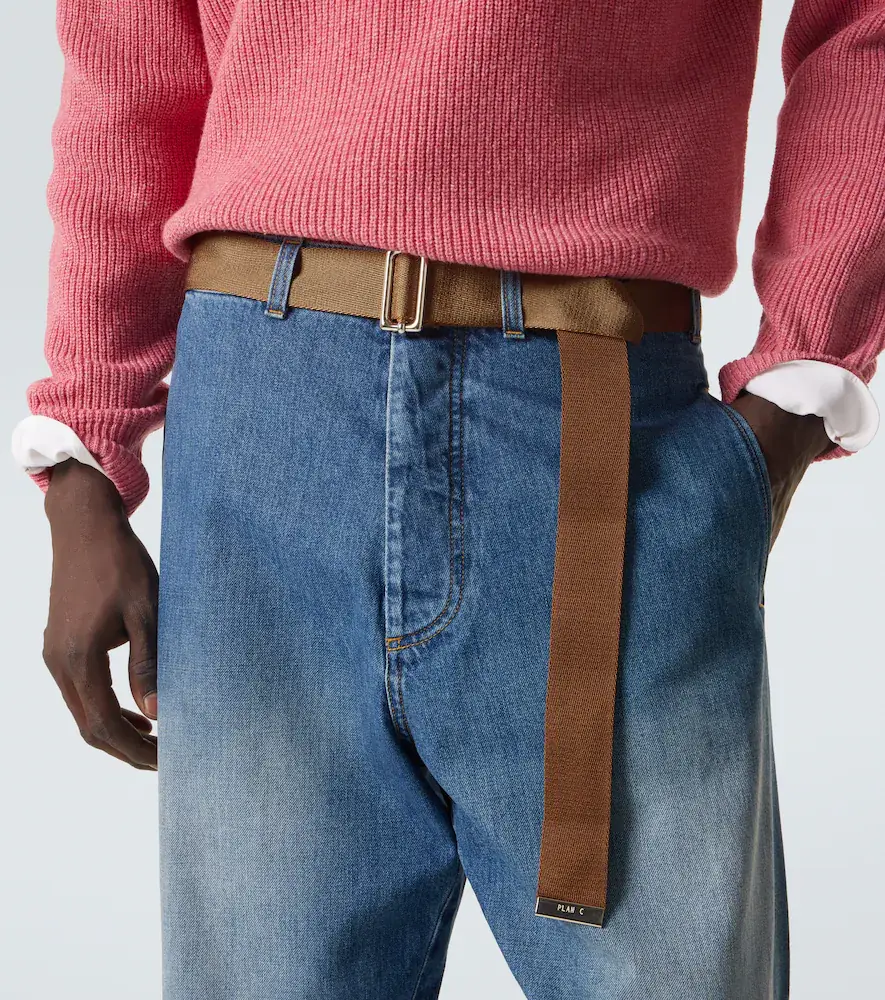Plan C Belted straight jeans | Thumbnail 3