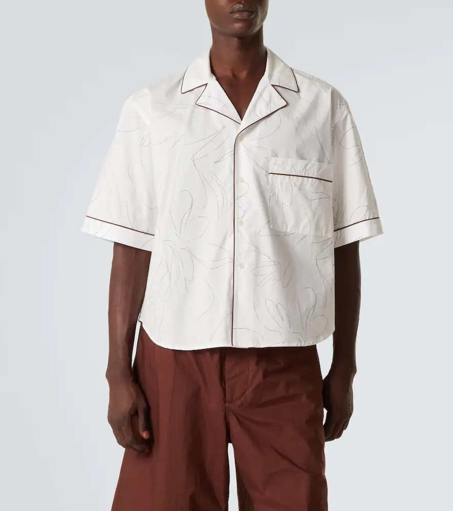 Plan C Printed cotton shirt | Thumbnail 3 Plan C Printed cotton shirt | Thumbnail 3