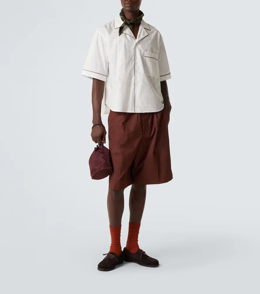 Plan C Printed cotton shirt | Thumbnail 4 Plan C Printed cotton shirt | Thumbnail 4