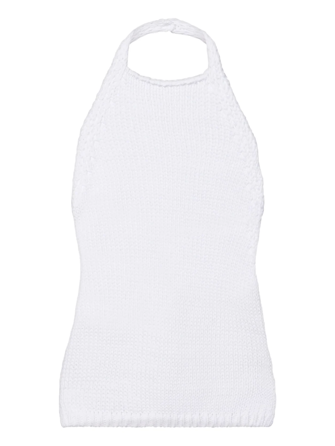 Knitted halterneck cotton top Knitted halterneck cotton top
