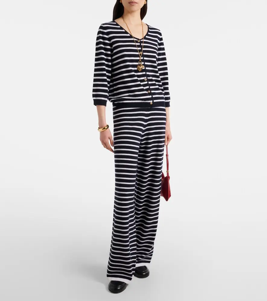 Jardin des Orangers Striped cashmere cardigan | Thumbnail 4 Jardin des Orangers Striped cashmere cardigan | Thumbnail 4